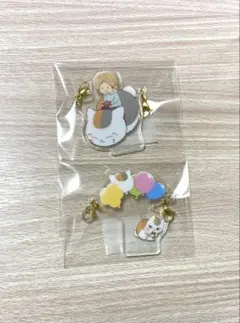 本日発送　夏目友人帳　一番くじ　アクリルチャーム　2個セット　　あやかし遊園地