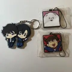 名探偵コナン ラバーキーホルダーセット 松田陣平 萩原研二 犯沢さん