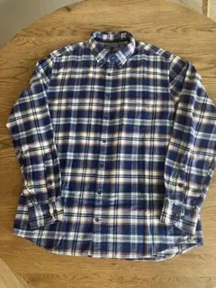 TOMMY HILFIGER チェック柄 長袖フランネルシャツ