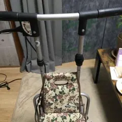 島製作所 シルバーカー サニーウォーカーAW-III 花柄 ローズ柄 歩行