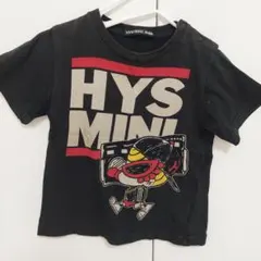 HYSTERIC MIN グラフィックTシャツ 黒