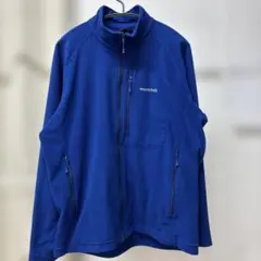 【XL】 mont-bell フリースジャケット 青