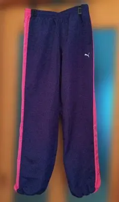 PUMA ジャージ パンツ ネイビー ピンク