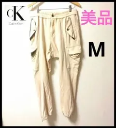 Calvin Klein カーゴパンツ ジャガーパンツ クリーム色