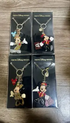東京ディズニーリゾート アクリルキーホルダー 4個セット