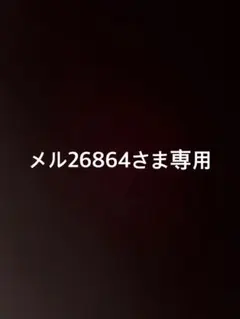 メル26864さま専用