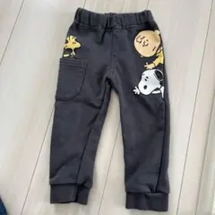 スヌーピー プリント ボトムス グレー90cm