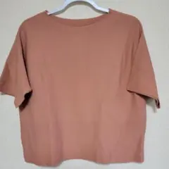 OPAQUE.CLIP 半袖ニットカットソー ピンクのサムネイル
