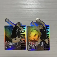 ハイキュー キャラカットステッカーガム 宮侑 宮治