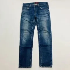 レッドカード W33 ストレート デニムパンツ ヒゲ ハチノス 日本製 L 
