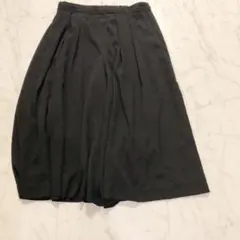 プリーツ ワイドパンツ