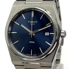 メンズ 稼働】TISSOT PRX T137210Aブルー文字盤 - メルカリ