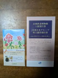 JR西日本グループ株主優待割引券＆山田養蜂場種