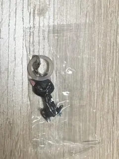 しょんぼり猫 めじるしアクセサリー 救出物語 猫 短毛A 黒猫