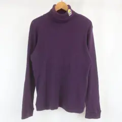 drug store's ロゴ ワッペン リブ タートルネック カットソー 4