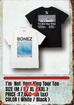 The BONEZ Ｔシャツ XL 白 JESSE 新品未開封品
