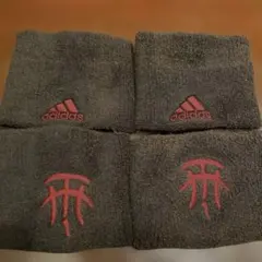 adidas リストバンド 4個セット ブラック