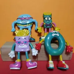 ジャックインザボックス　ベンダブル　フィギュア　難あり　4体セット　ミールトイ