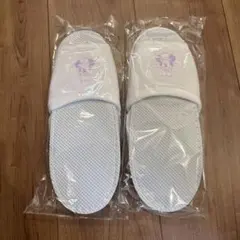 【未使用】ディズニー ファンタジースプリングスホテル アメニティ スリッパ 2足