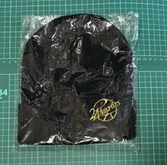 24karats 黒 ニット帽 ビーニー 刺繍ロゴ Y2Kのサムネイル