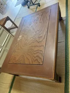 カリモク家具 座卓 120cm 木製 和風ローテーブル 大型 直接引取歓迎 カリモク家具 座卓 120cm 木製 和風ローテーブル 大型 直接引取歓迎