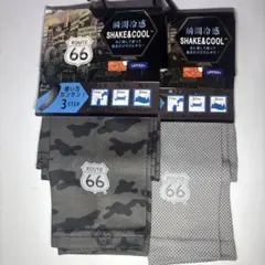 ROUTE 66 瞬間冷感 アームカバー ２点セット　Lサイズ
