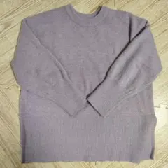 ITEMS URBAN RESEARCH ラベンダー 長袖ニット