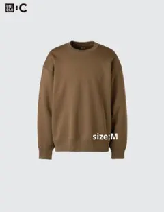 UNIQLO : C オーバーサイズスウェットシャツ ブラウン M
