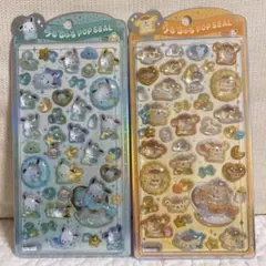 新品未開封★サンリオベビー☆うるちゅるポップシール 2種セット★ポチャッコプリン