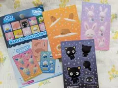 Sanrio characters シール 3枚セット