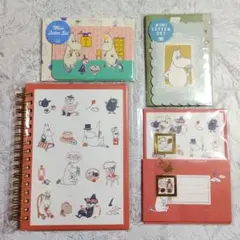 ムーミン ミニレターとリングノートのセット