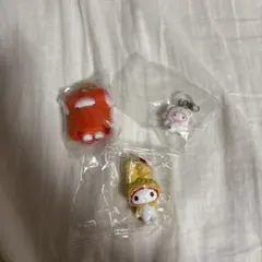 ガチャ サンリオ マイメロ めじるし ふわふわスノー 天麩羅 ちびっとも