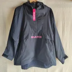 MILKFED. フード付きジャケット M ネイビー