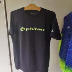 ファイテン　ドライTシャツ Mサイズ ブラック　ポリ100%のサムネイル