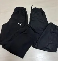 PUMA・adidas ピステパンツセット2枚 130㎝