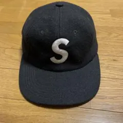 Supreme Wool S Logo 6-Panel ブラック 15aw