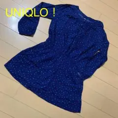 再値下げ中！UNIQLO ユニクロ　チュニック ミニワンピース　ブラウス