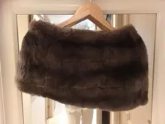 季節先取りセール❣️レッキスファー高級ファーケープ