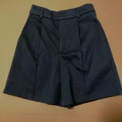 GU タックショートパンツ厚手★美品