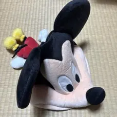 美品/ミッキーマウス/ぬいぐるみキャップ