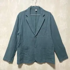 【美品】ジャケット Lサイズ 麻70% 綿30%