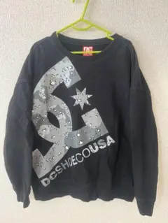 DC SHOE USA ブラック トレーナー 130