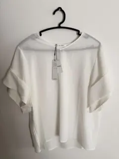 新品未使用 レディース　トップス　半袖　サイズ　L ゆったり　ホワイト 白
