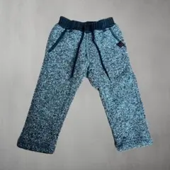 スウェットパンツ 青と黒のミックス