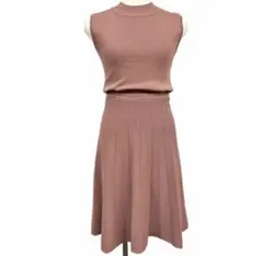 BE RADIANCE ネイビー ノースリーブワンピース