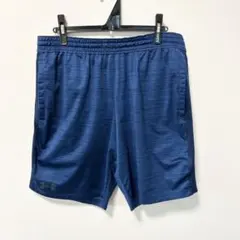 アンダーアーマー 短パン トレーニング ジム ショートパンツ 速乾 XXL 紺色