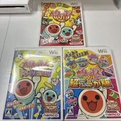 太鼓の達人 Wii 3本セット　超ごうか版　ドドーンと2代目　Wiiソフト