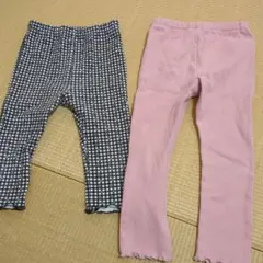 どっちもせいかい レギンスパンツ 110cm 2枚セット