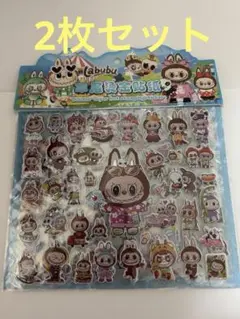 labubu ぷっくりシール