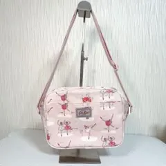 美品⭐︎キャスキッドソン　ショルダーバッグ　バレエ柄　女の子　ミニバッグ　軽量